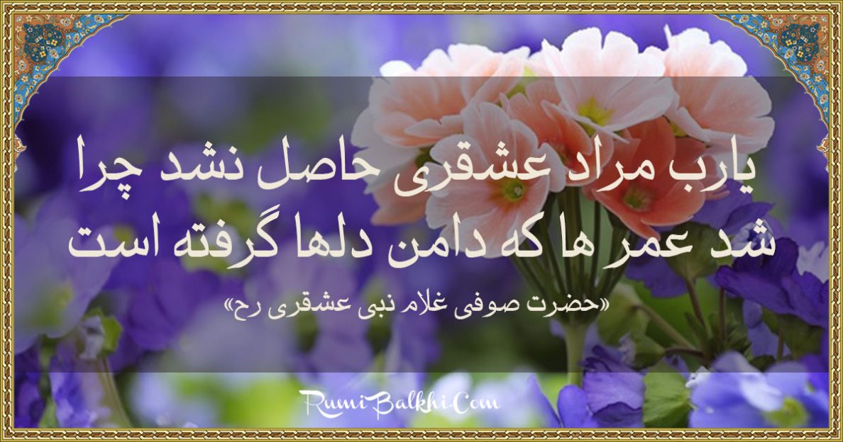 يارب مراد عشقری حاصل نشد چرا